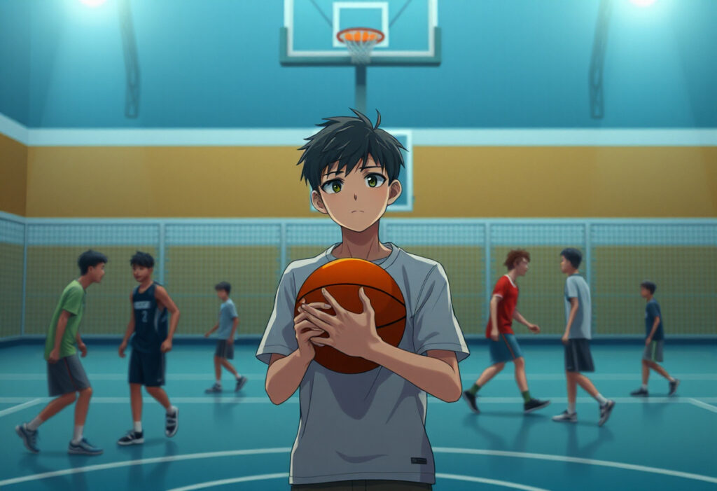 sees everything while others are chasing the ball.みんながボールを追いかけている間に、すべてを見通していた