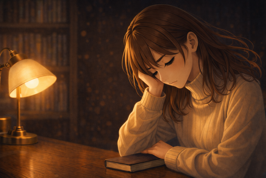 考え込む夜のひととき