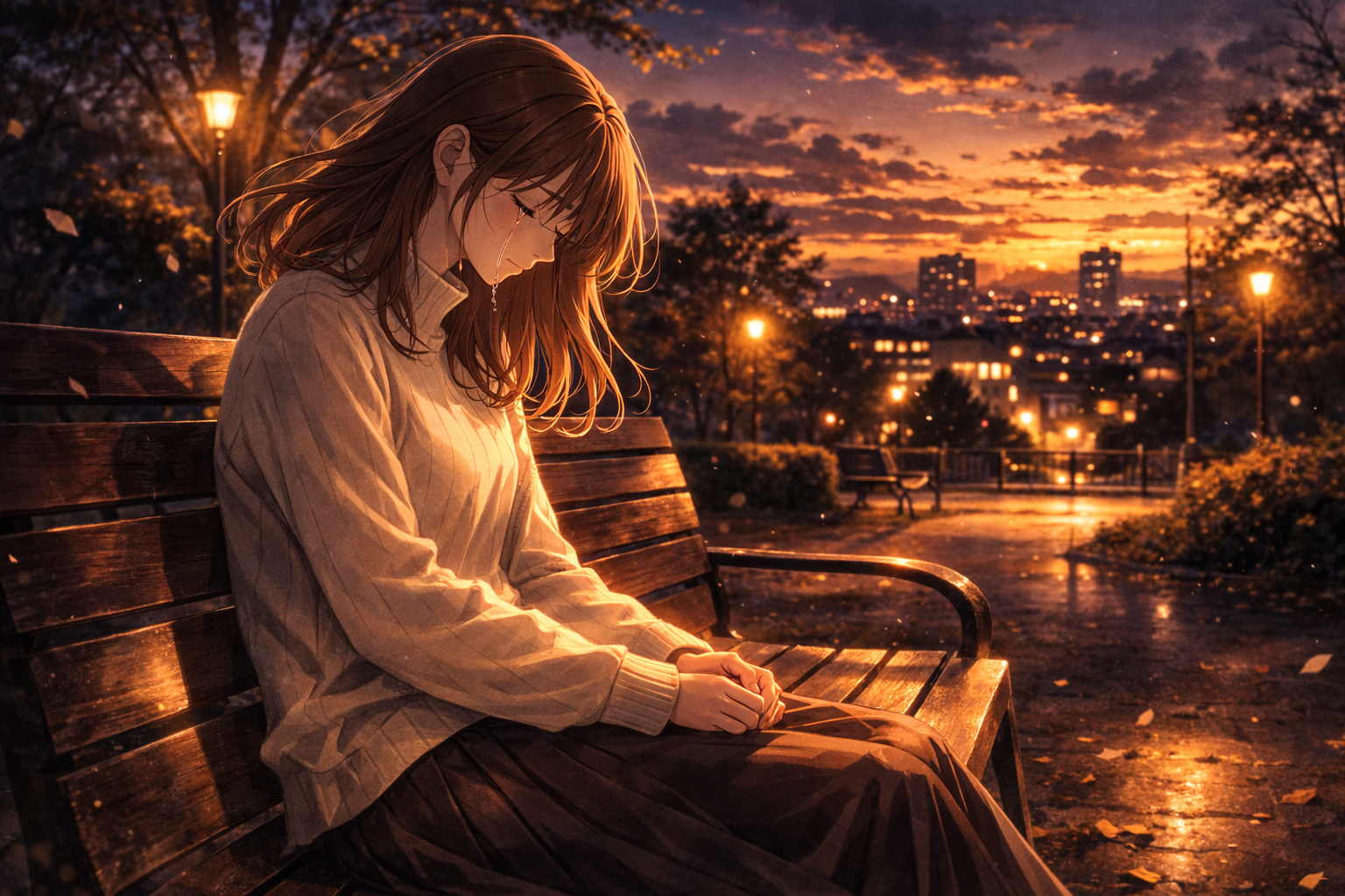 目頭に涙が光る